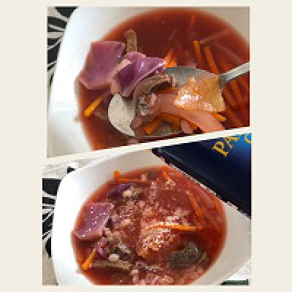 もち麦スープ/ラコックマルシェ/低糖質食品を使ったクチコミ（3枚目）