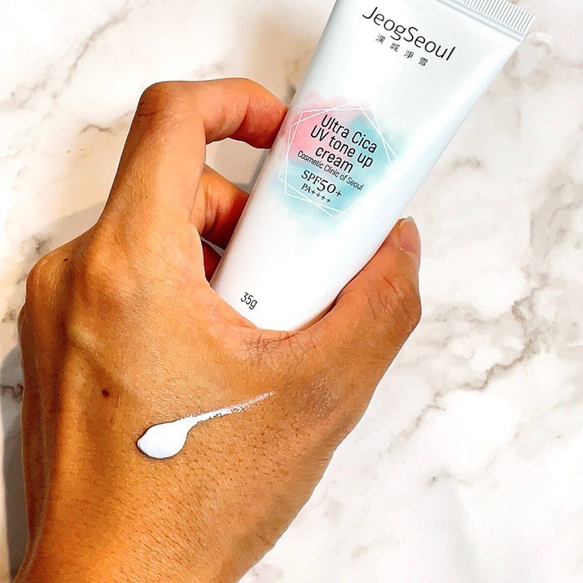 ウルトラシカUVトーンアップクリーム /JeogSeoul/CCクリームを使ったクチコミ（2枚目）