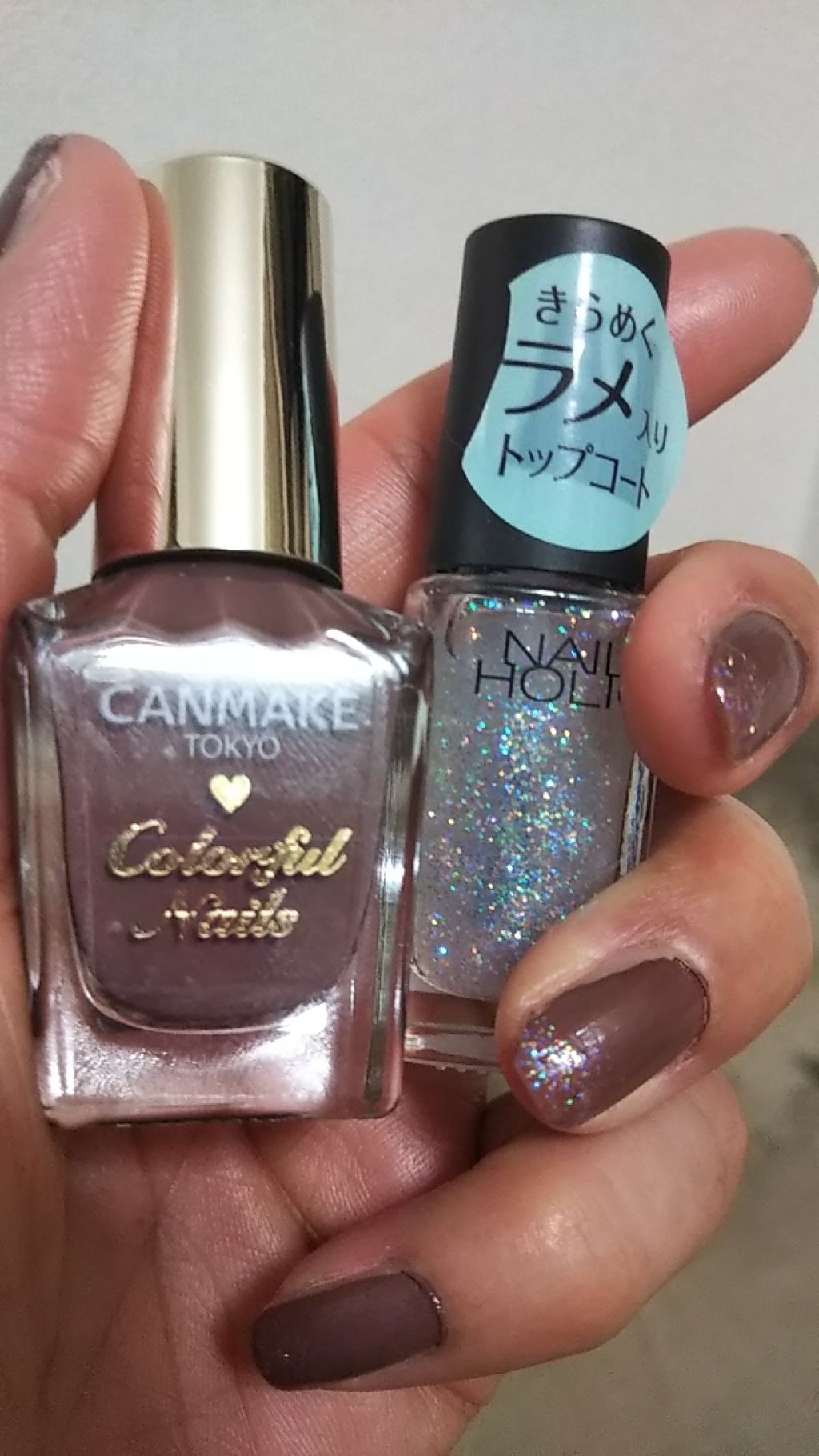 ネイルホリック Top coat SP042 ラメ/ネイルホリック/ネイルトップコートを使ったクチコミ（1枚目）