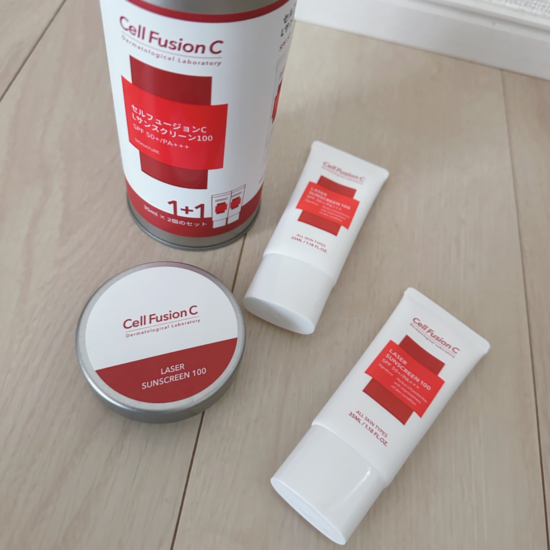 レーザーサンスクリーン 100/Cell Fusion C(セルフュージョンシー)/日焼け止めクリームを使ったクチコミ（3枚目）