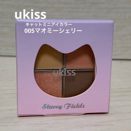 キャットミニアイカラー/ukiss/アイシャドウパレットを使ったクチコミ(1枚目)