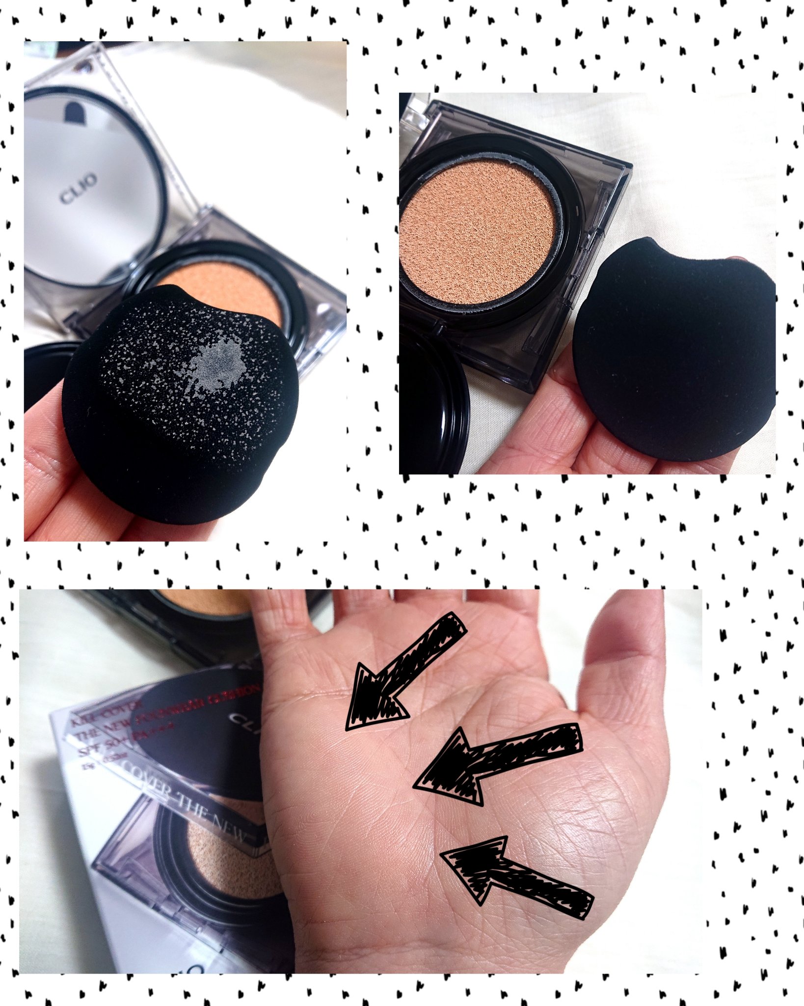 キル カバー ザ ニュー ファンウェア クッション/CLIO/クッションファンデーションを使ったクチコミ（3枚目）