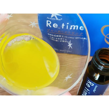 Re time ブルーローズドリンク/オーラムブルー/美容ドリンクを使ったクチコミ(4枚目)