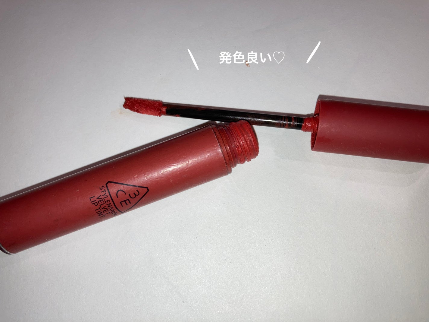 3CE ベルベット リップティント/3CE/リップティントを使ったクチコミ(1枚目)