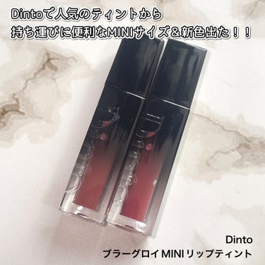 ブラーグロイリップティント ブラーグロウイMINIリップティント Duo (パックスロマーナ+メメントモリ) /Dinto/口紅を使ったクチコミ（2枚目）