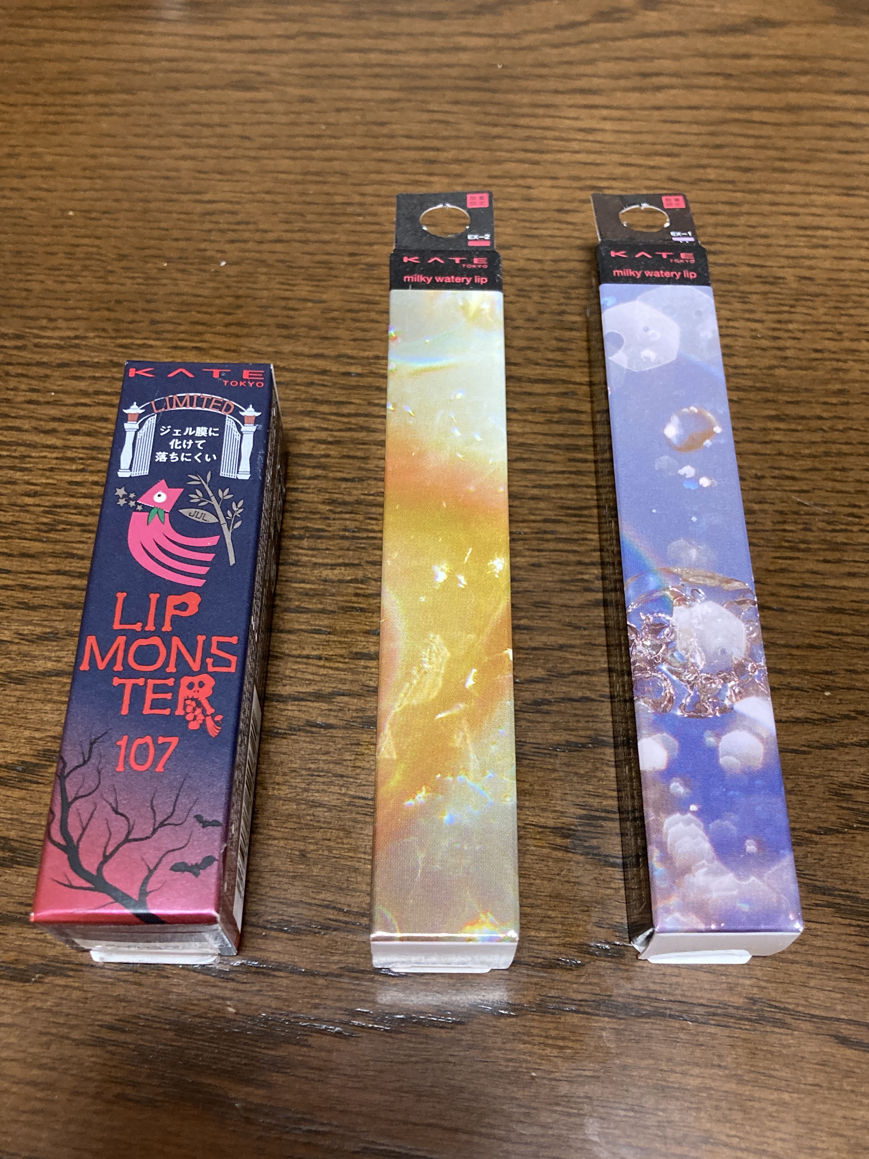 ケイト リップモンスター 107 紅折り紙の願い(限定色)/KATE/口紅を使ったクチコミ（1枚目）