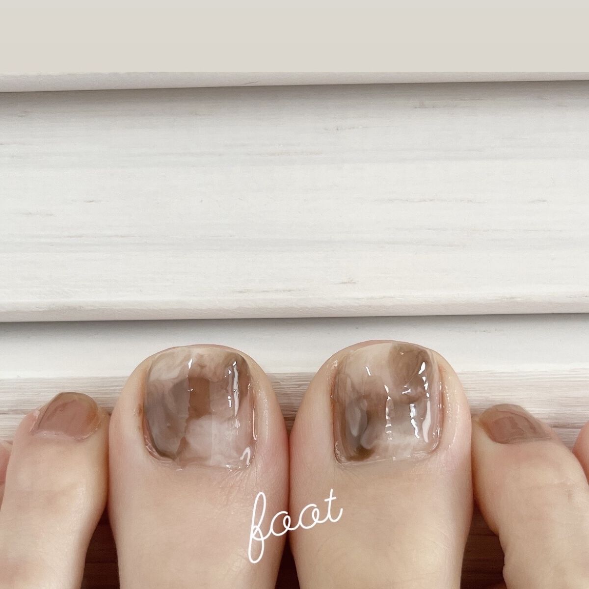 カラーベースコート ゼロ/uka/オールインワンネイルを使ったクチコミ（2枚目）