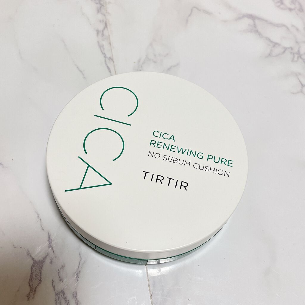 シカ リニューイング ピュア ノーセバムクッション/TIRTIR(ティルティル)/化粧下地を使ったクチコミ(2枚目)