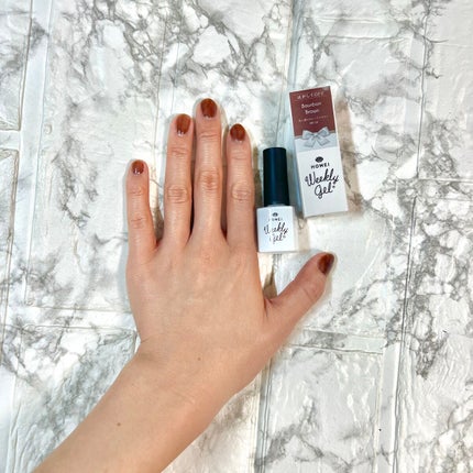 ウィークリージェル/HOMEI/ジェルネイルを使ったクチコミ(1枚目)