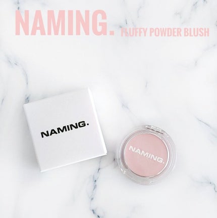 ネーミング フラッフィーパウダーブラッシュ/NAMING./パウダーチークを使ったクチコミ(1枚目)