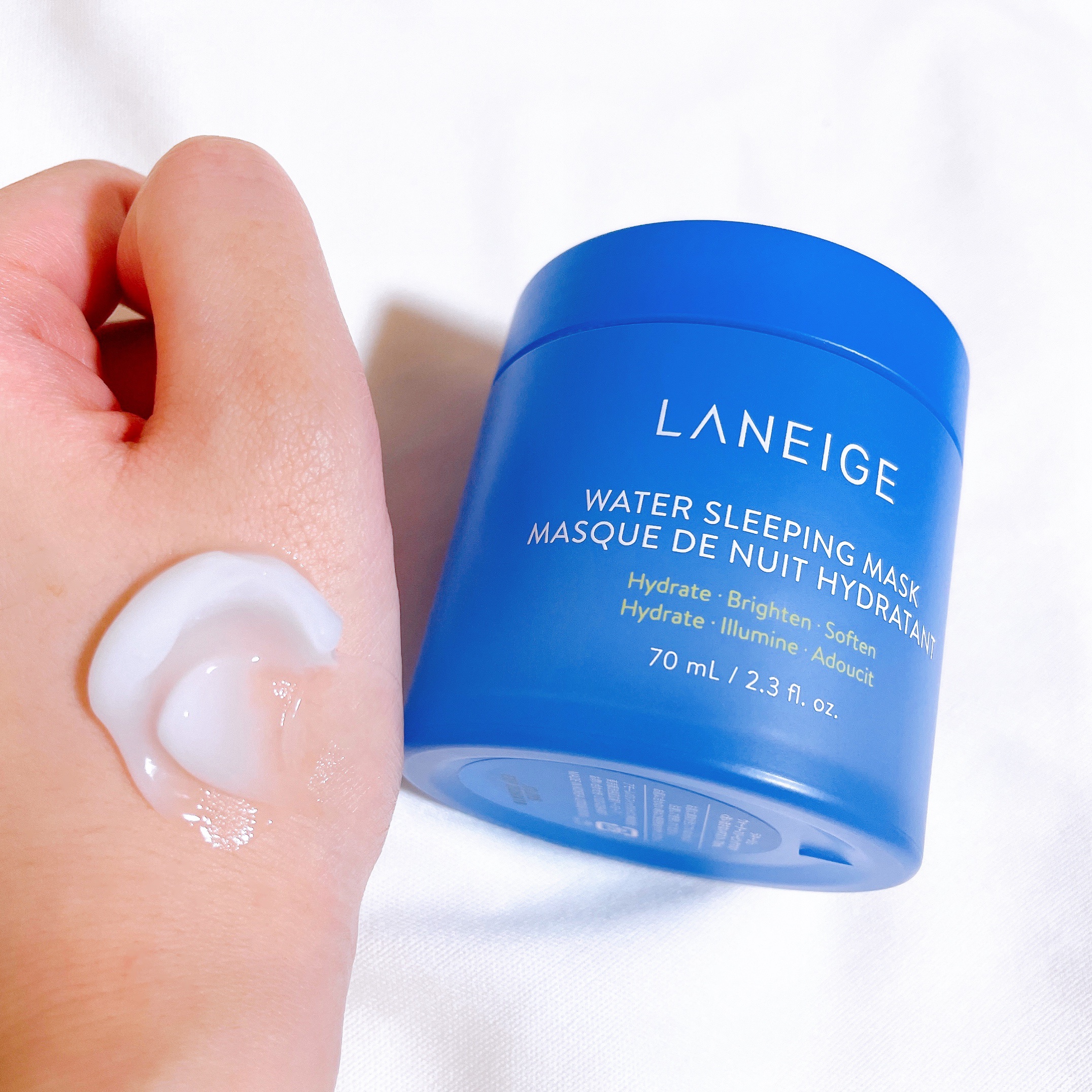 ウォータースリーピングマスク/LANEIGE/フェイスクリームを使ったクチコミ（3枚目）