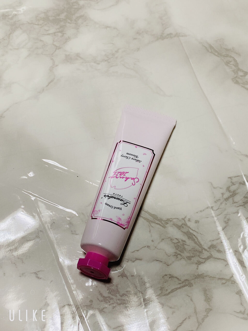 パフュームハンドクリーム サクラチェリーブロッサム2022/ランドリン/ハンドクリームを使ったクチコミ（1枚目）