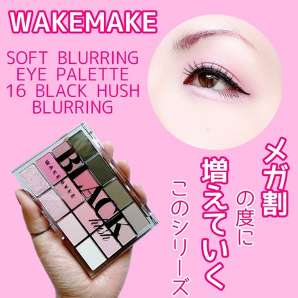 ソフトブラーリングアイパレット/wakemake/アイシャドウパレットを使ったクチコミ(1枚目)