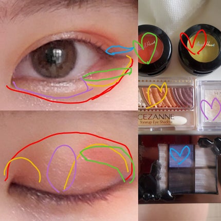 プリズム パウダーアイカラー/リンメル ロンドン/単色アイシャドウを使ったクチコミ(2枚目)