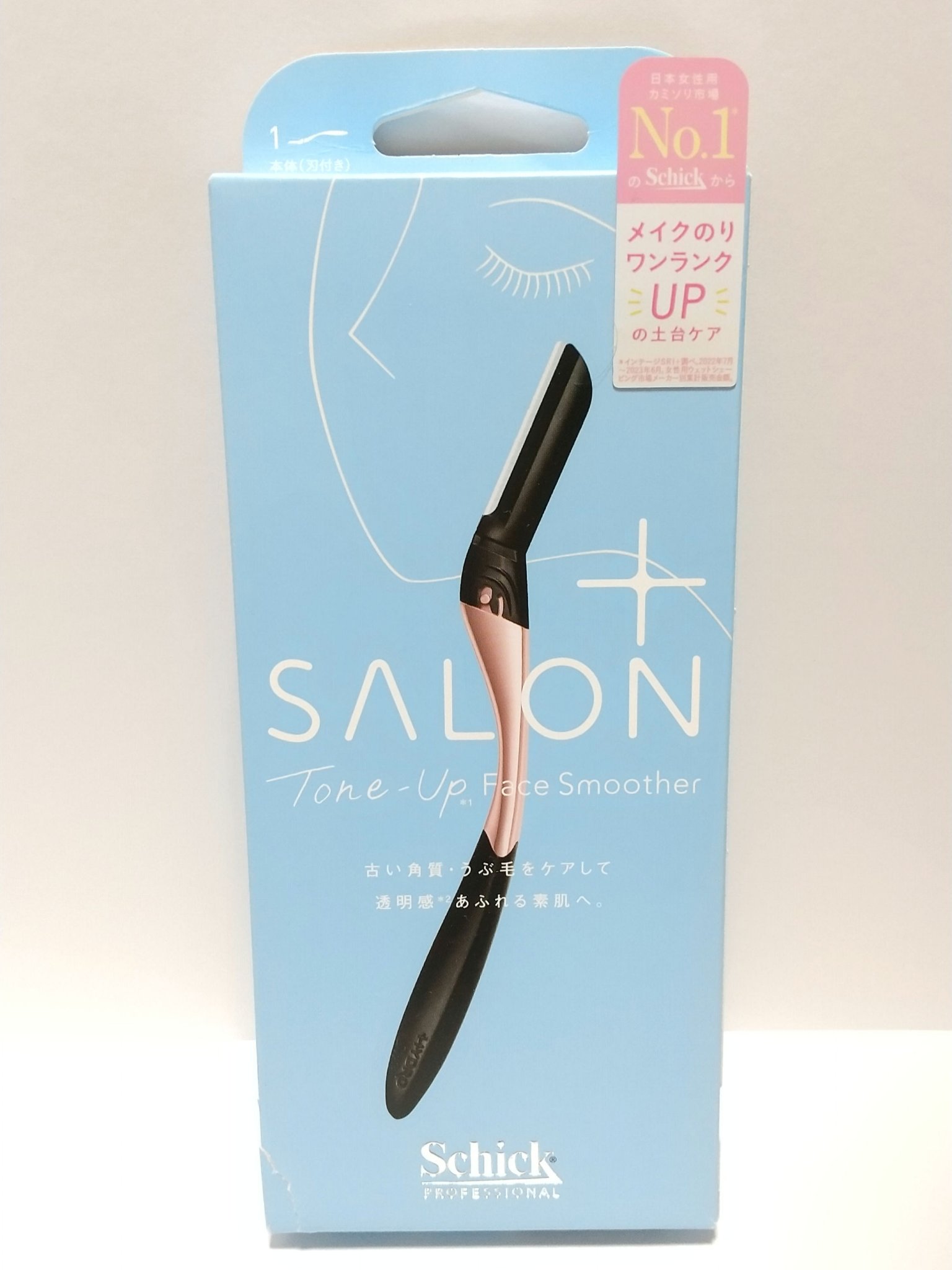 サロンプラス トーンアップ フェイススムーサー ホルダー（刃付き）/サロンプラス/シェーバーを使ったクチコミ（1枚目）