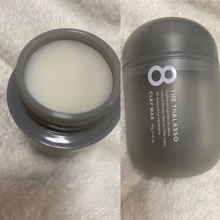 セミマット&ナチュラル クレイワックス/エイトザタラソ/ヘアワックス・クリームを使ったクチコミ(1枚目)