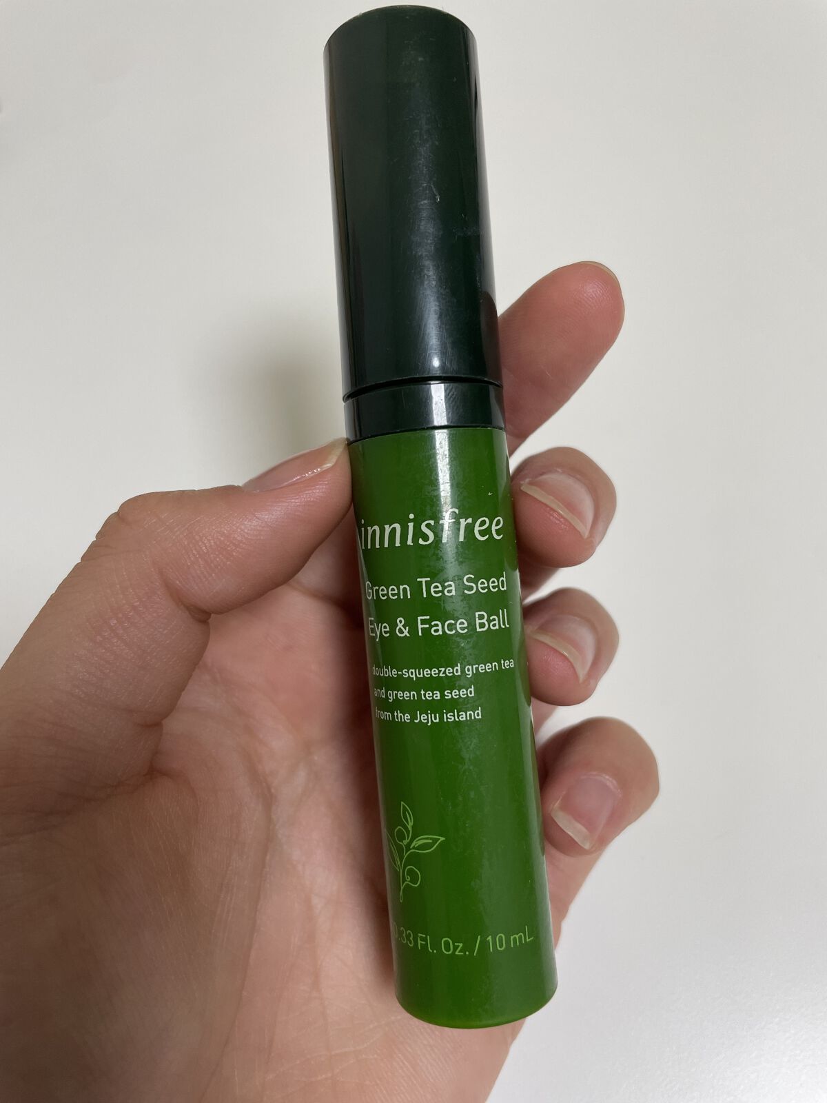 グリーンティーシード アイ＆フェイスボール/innisfree/美容液を使ったクチコミ（2枚目）