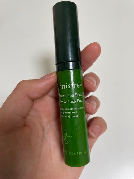 グリーンティーシード アイ&フェイスボール/innisfree/美容液を使ったクチコミ(2枚目)