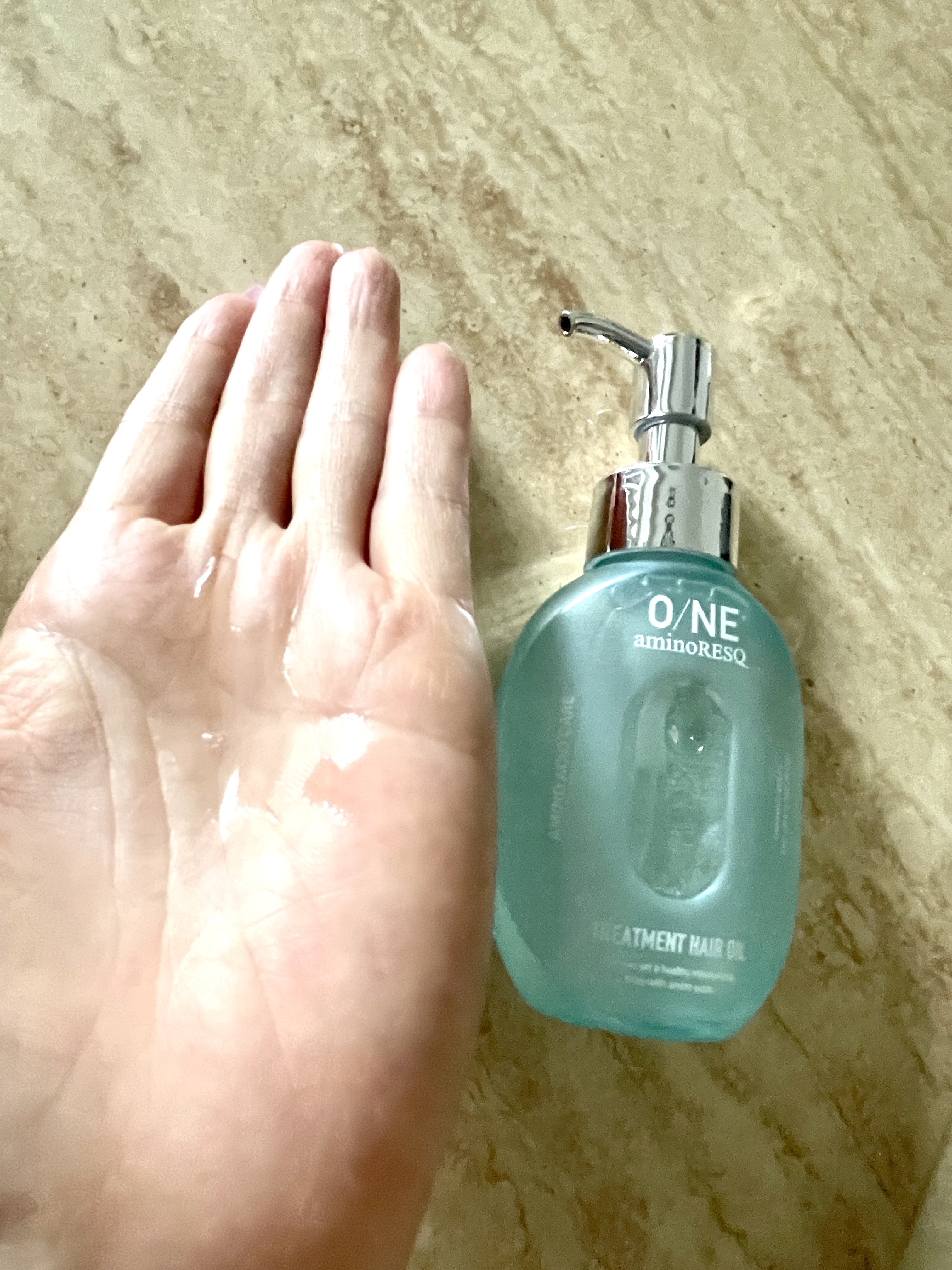 ワン アミノレスキュー トリートメントヘアオイル/アミノレスキュー/ヘアオイルを使ったクチコミ（2枚目）