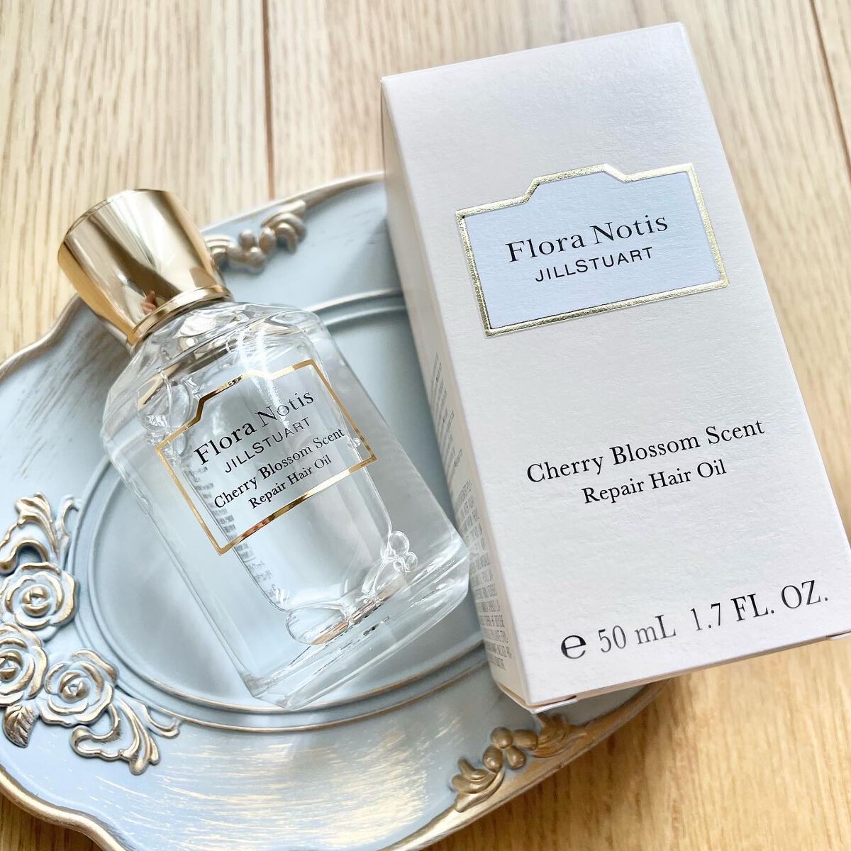 チェリーブロッサム リペアヘアオイル/Flora Notis JILL STUART/ヘアオイルを使ったクチコミ(2枚目)