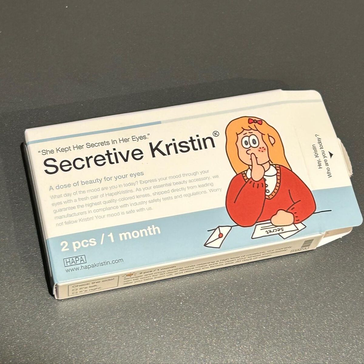 Secretive Kristen/Hapa kristin/カラーコンタクトレンズを使ったクチコミ(2枚目)