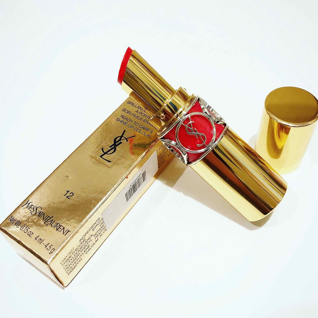 ルージュ ヴォリュプテ シャイン/YVES SAINT LAURENT BEAUTE/口紅を使ったクチコミ(1枚目)