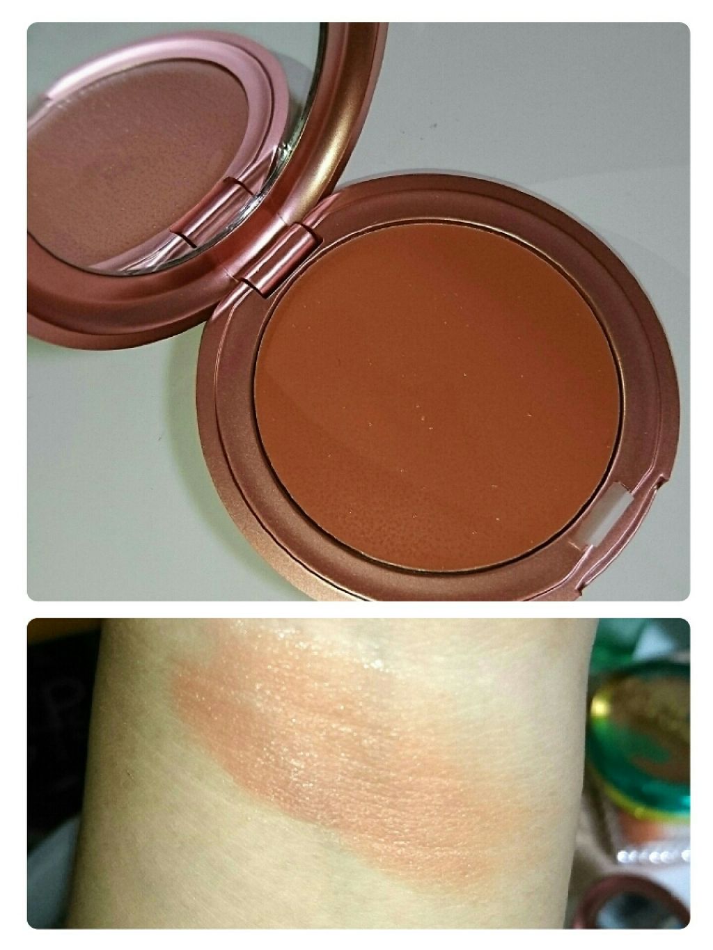  コンバーチブルカラー/stila/ジェル・クリームチークを使ったクチコミ（2枚目）