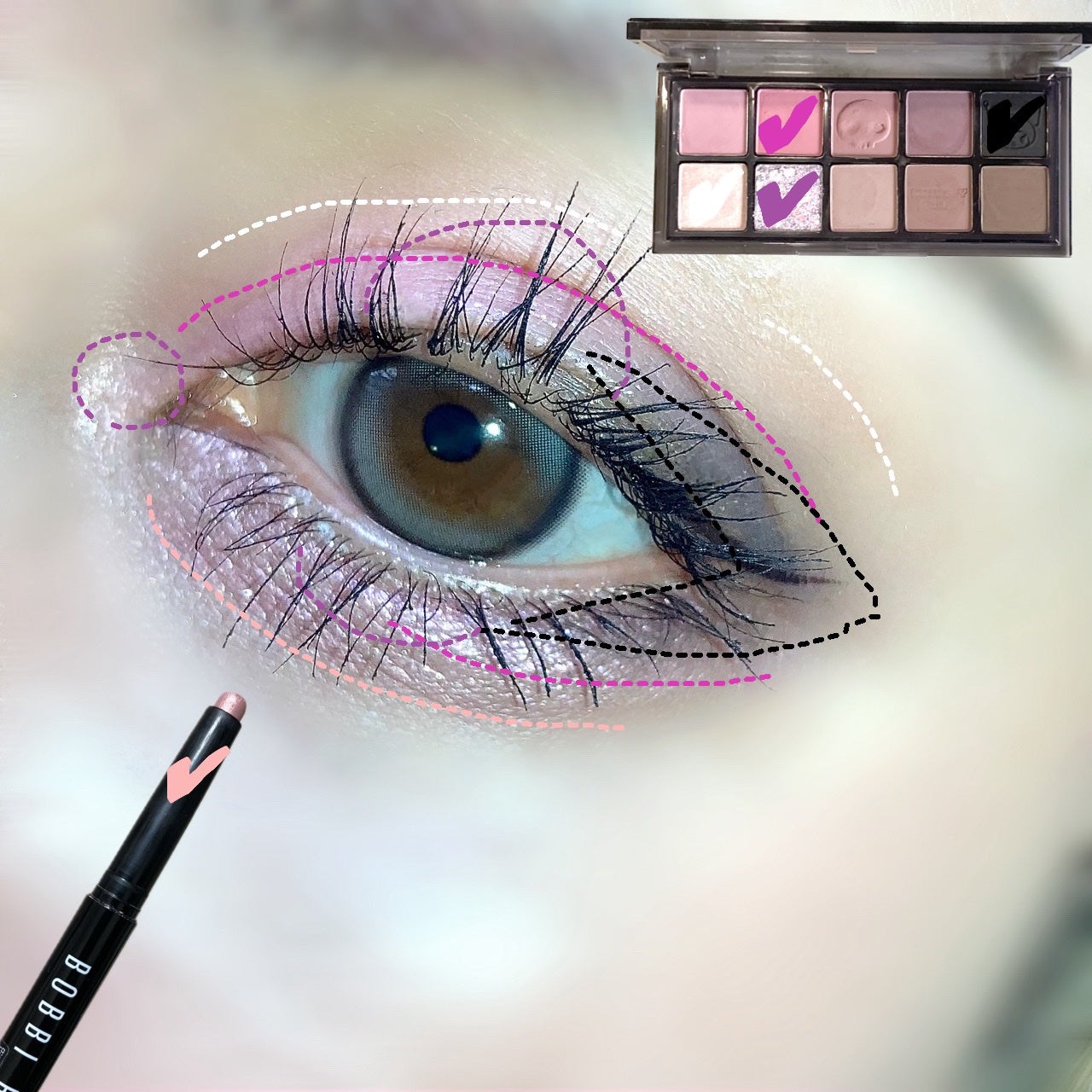 ロングウェア クリーム シャドウ スティック/BOBBI BROWN/スティックアイシャドウを使ったクチコミ(4枚目)