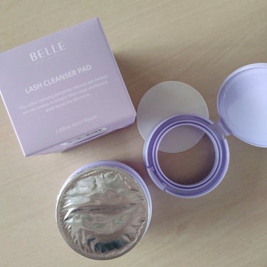 Belle Lash Cleanser Padのクチコミ「【濃いメイクもするん落ち👌💖】

BELLE ラッシュクレンザーパッド💎✨

アイメイクに特化.....」（2枚目）