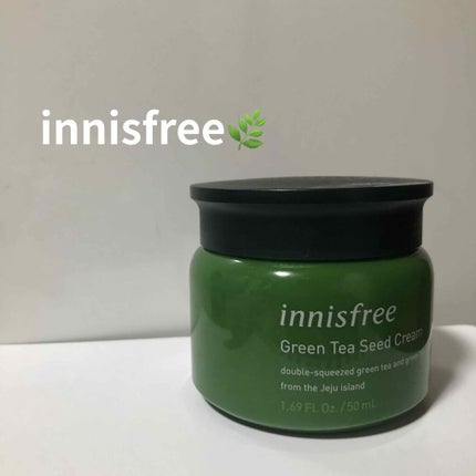 グリーンティーシード クリーム/innisfree/フェイスクリームを使ったクチコミ(1枚目)