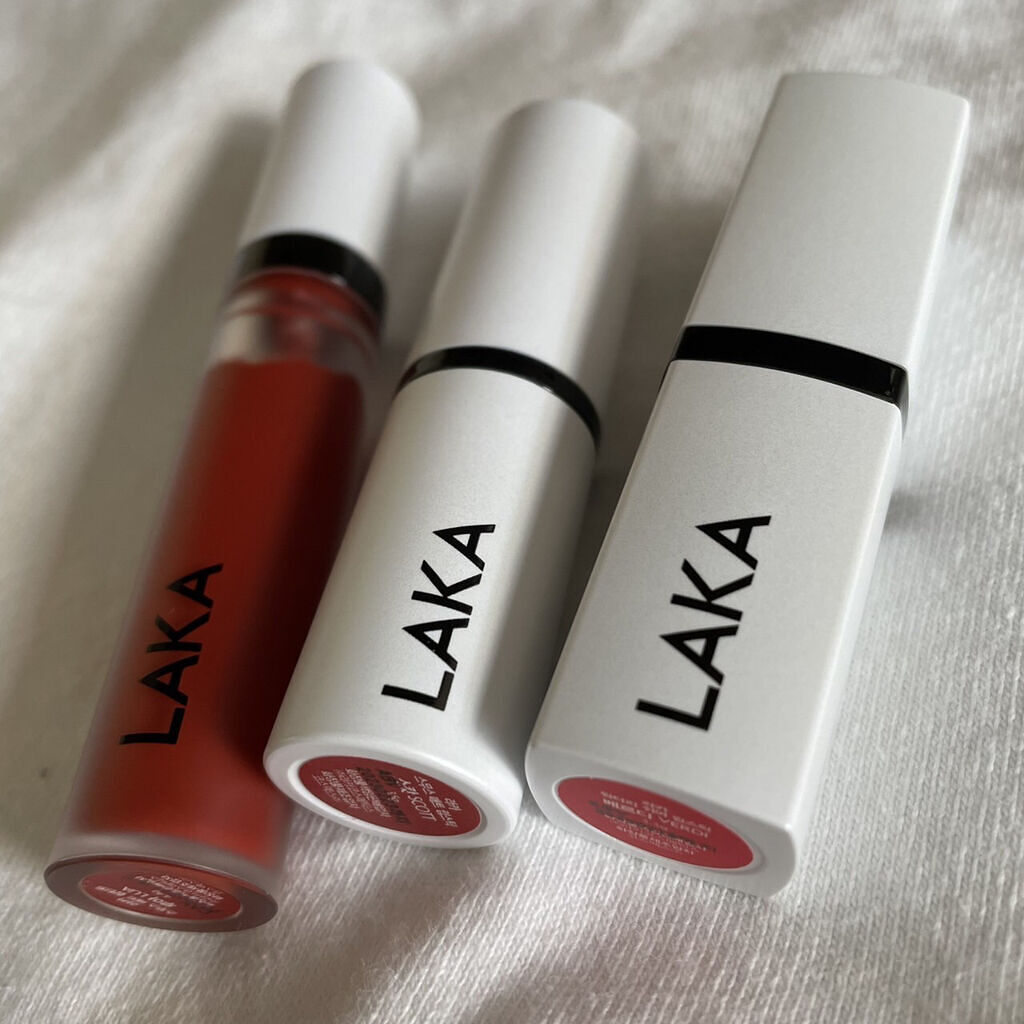 スムースマットリップスティック/Laka/口紅を使ったクチコミ（1枚目）