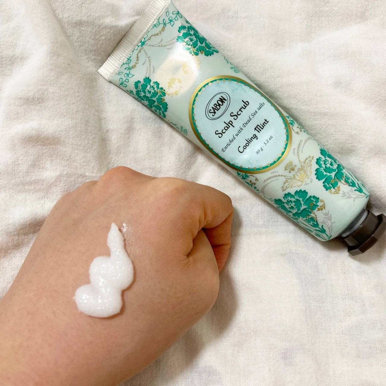 ヘッドスクラブ リフレッシング(ミント)/SABON/ヘッドスクラブを使ったクチコミ（3枚目）