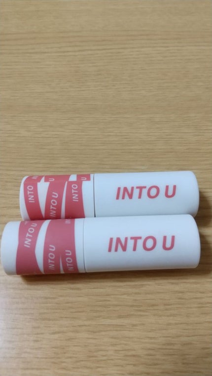 スーパーマットリップ&チークマッド/INTO U/口紅を使ったクチコミ(3枚目)