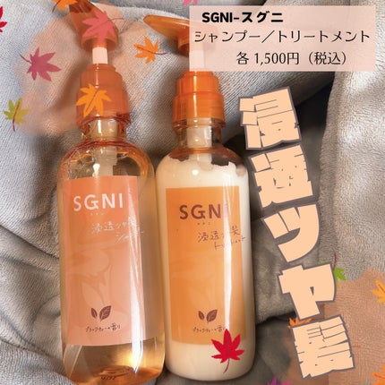 スグニ 浸透ツヤ髪 シャンプー/トリートメント/SGNI/市販シャンプーを使ったクチコミ(1枚目)