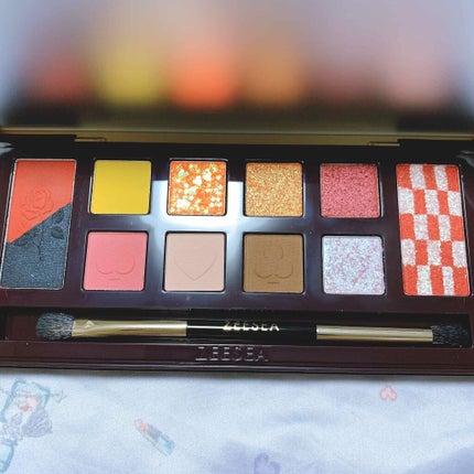 アリスドリームランドシリーズ 12色アイシャドウパレット(ZEESEA×大英博物館)/ZEESEA/アイシャドウパレットを使ったクチコミ(2枚目)