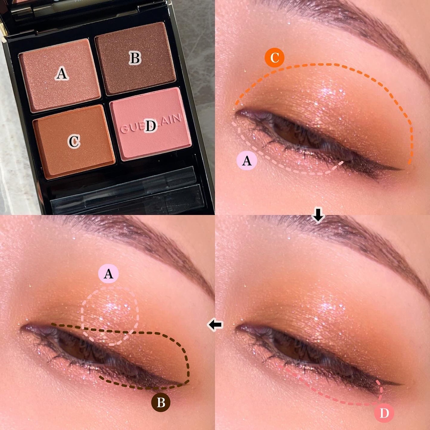 オンブル ジェ/GUERLAIN/アイシャドウパレットを使ったクチコミ(3枚目)