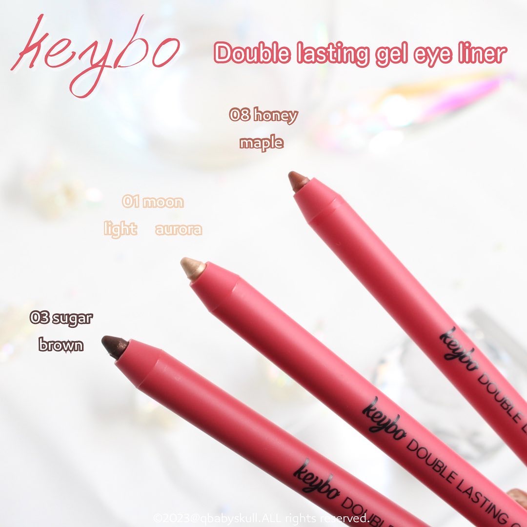 ダブルラスティングジェルライナー/keybo/ジェルアイライナーを使ったクチコミ（3枚目）