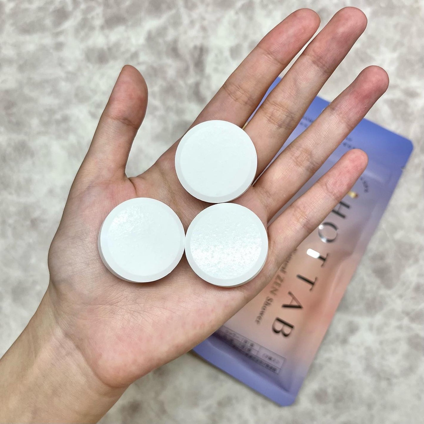 HOT TAB NATURAL ZEN SHOWER/HOT TAB/炭酸系入浴剤を使ったクチコミ(2枚目)