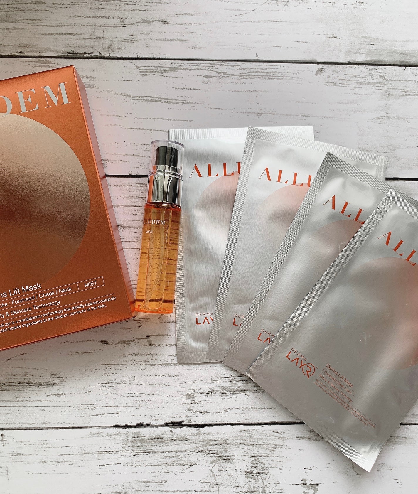 Derma Lift Mask/ALLUDEM/スキンケアキットを使ったクチコミ(2枚目)