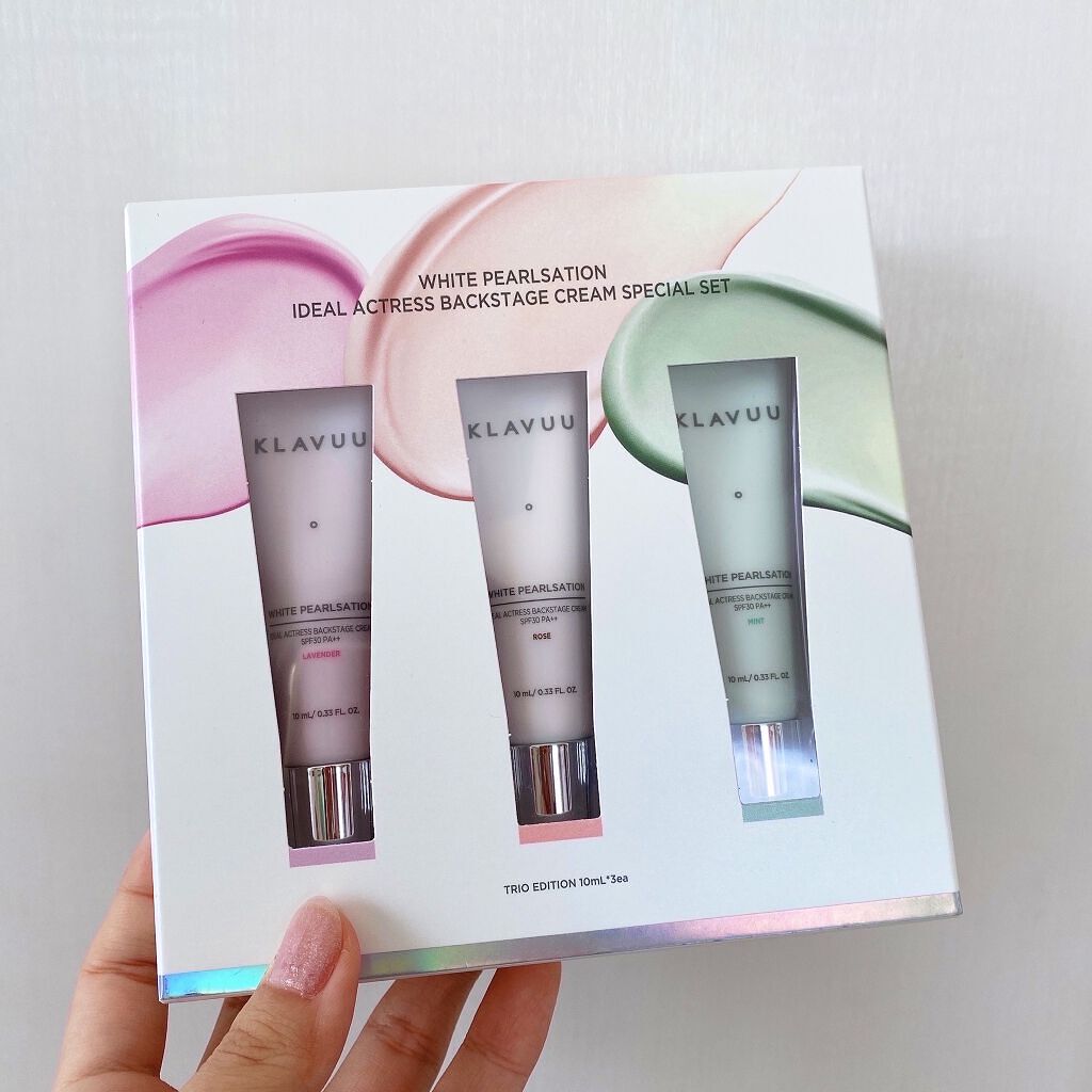 アイデアルアクトレスバックステージクリームスペシャルセット10ml ×3本/KLAVUU/その他キットセットを使ったクチコミ（2枚目）