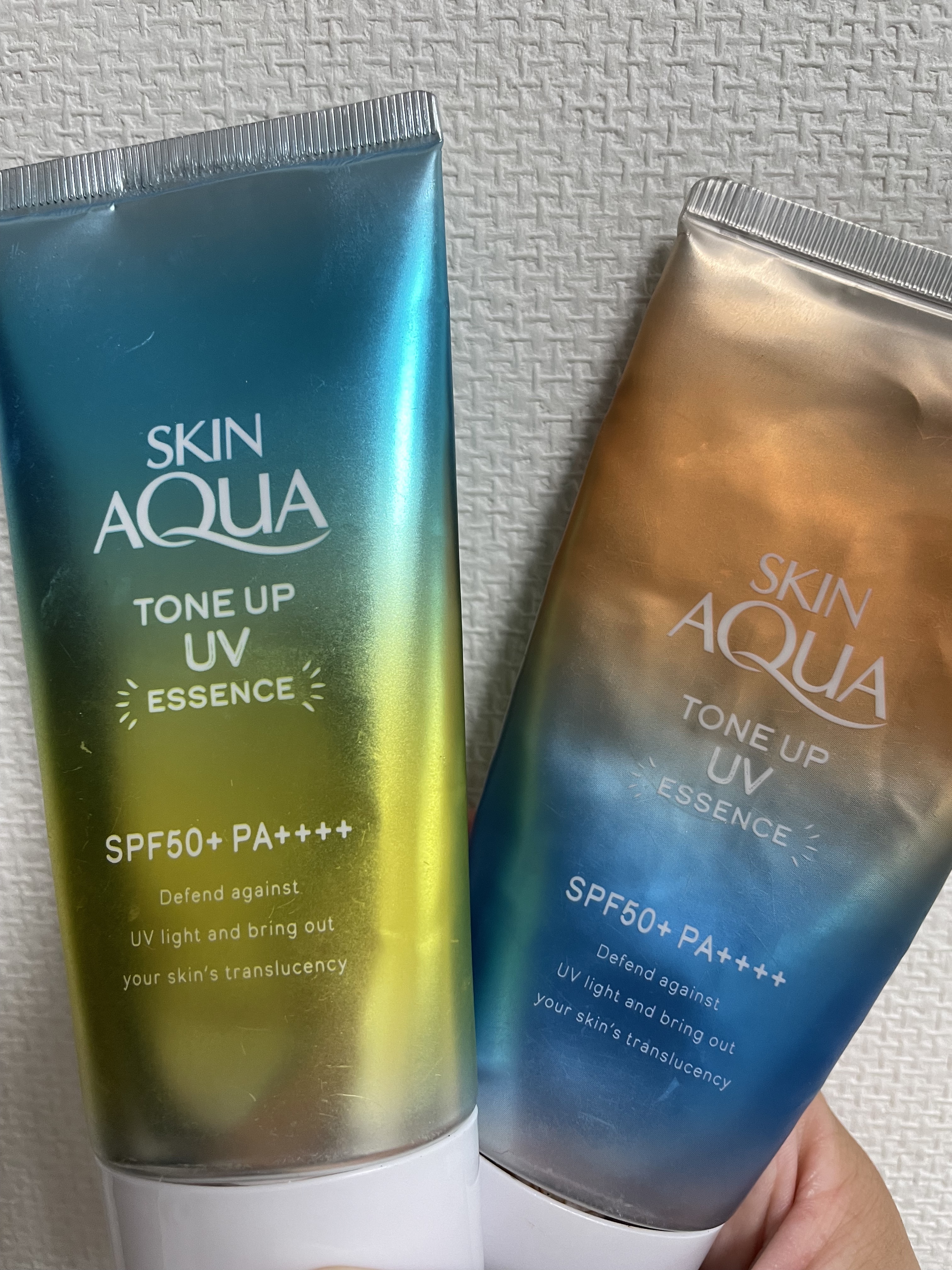 スキンアクア トーンアップUVエッセンス/スキンアクア/日焼け止めクリームを使ったクチコミ（1枚目）