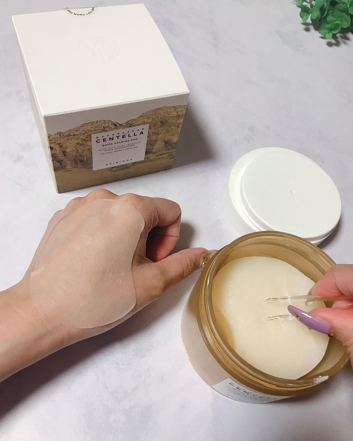 センテラ クイックカーミングパッド/SKIN1004/トナーパッドを使ったクチコミ(7枚目)