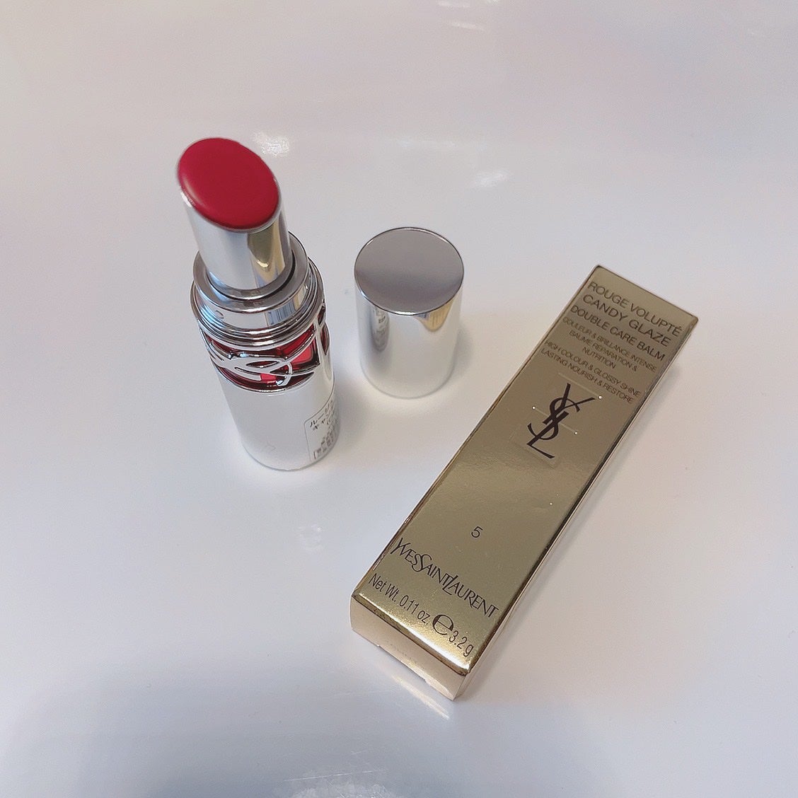 YSL ラブシャイン キャンディグレーズ/YVES SAINT LAURENT BEAUTE/口紅を使ったクチコミ(1枚目)