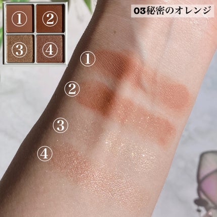 THE アイパレR/b idol/アイシャドウパレットを使ったクチコミ(4枚目)