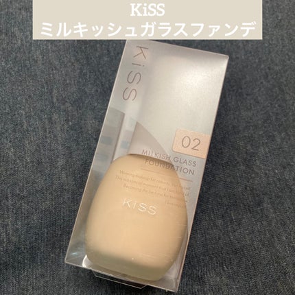 ミルキッシュガラスファンデ/KiSS/リキッドファンデーションを使ったクチコミ(1枚目)