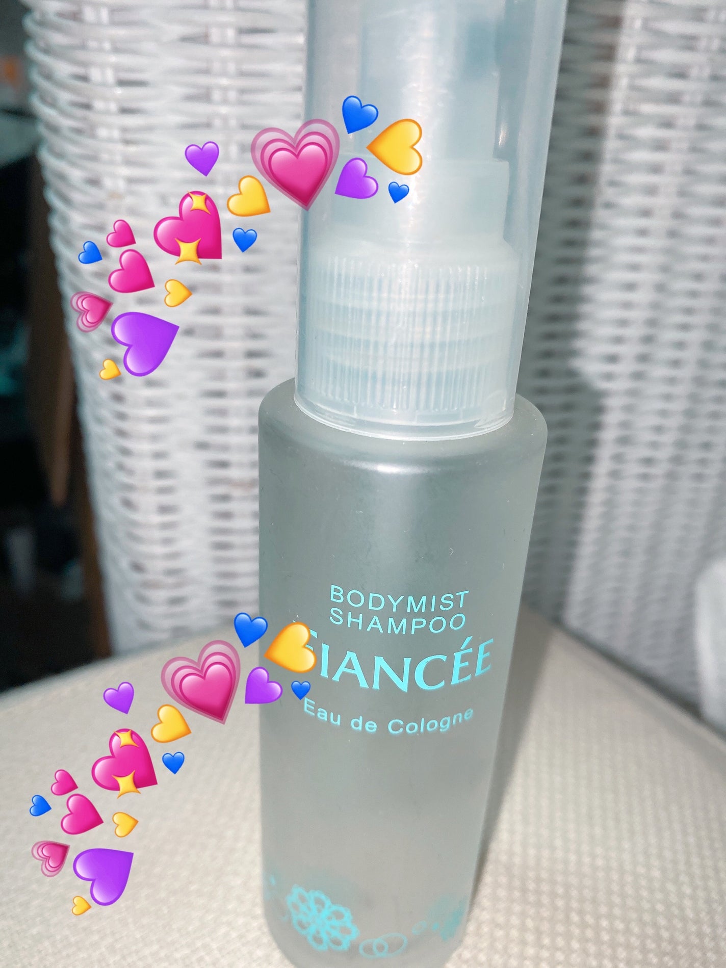 ボディミスト ピュアシャンプーの香り【パッケージリニューアル】/フィアンセ/香水(レディース)を使ったクチコミ(1枚目)