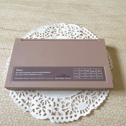 ニューデップスアイシャドウパレット/hince/アイシャドウパレットを使ったクチコミ(3枚目)