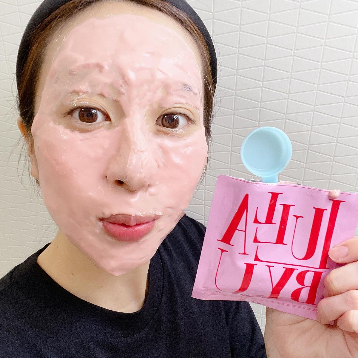 ジューシーデューイモデリングマスク/LULLA BY U/シートマスク・パックを使ったクチコミ(4枚目)