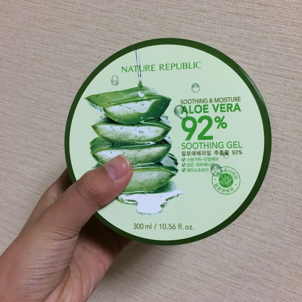 マイルド＆モイスチャーアロエジェル/ネイチャーリパブリック/ボディローションを使ったクチコミ（1枚目）