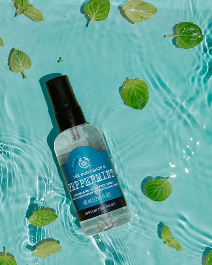 ペパーミント クーリング フットスプレー/THE BODY SHOP/レッグ・フットケアを使ったクチコミ(1枚目)